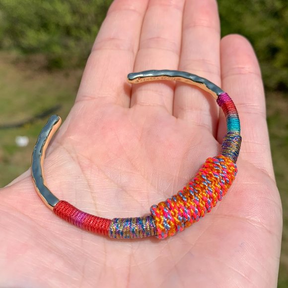 KENDRA SCOTT • Masie Gold Cuff Bracelet #2 - Picture 2 of 7